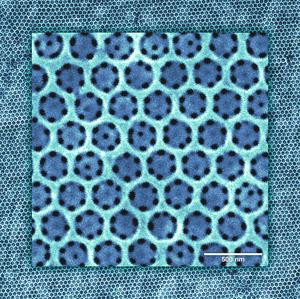 Dense and large-scale homogeneous coating of metal surfaces with titanium oxide nanostructures, created at IFJ PAN.