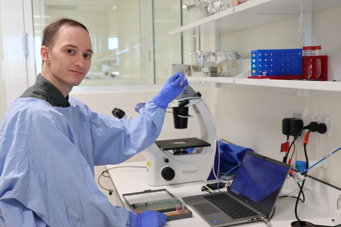 PhD student Hayden Gillings