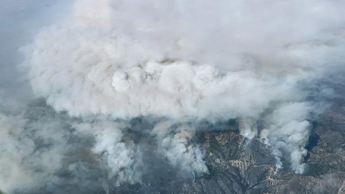 Smoke from the Bobcat Fire in 2020