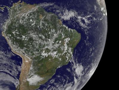 GOES-12 Satellite Image of Tropical Storm 90Q
