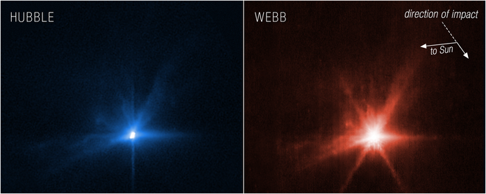 Webb, Hubble Capture Detailed Views of DART Impact