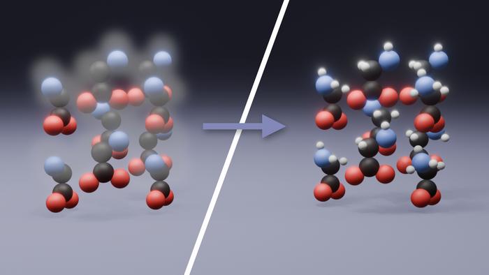 missing hydrogen atoms