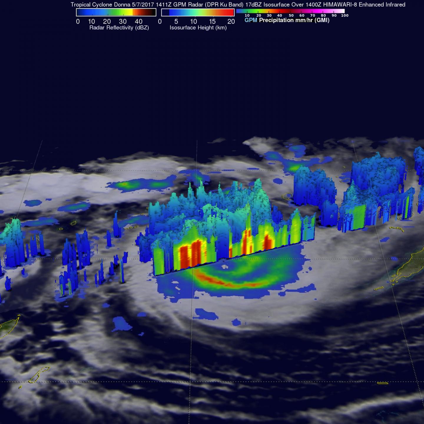 GPM Image of Donna