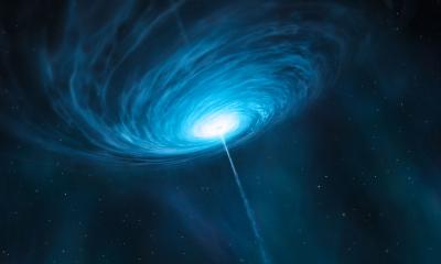 Artist's Impression of the Quasar 3C 279
