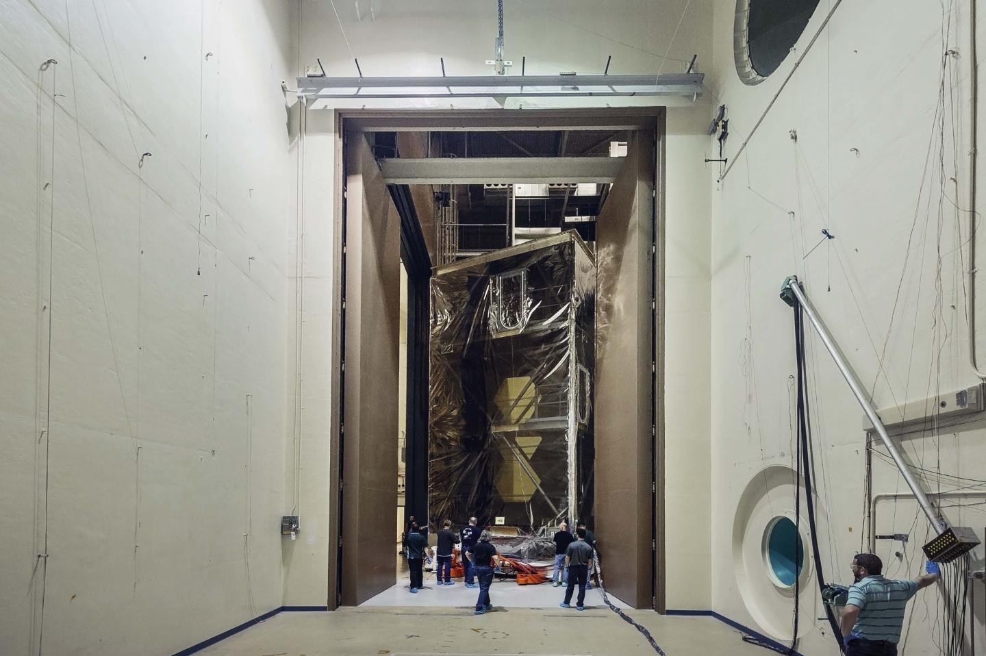 JWST Inside the Acoustics Chamber