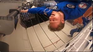 Microscope for Living Cell Study in Zero Gravity