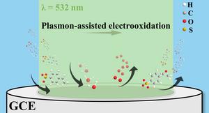 Plasmon-assisted electrochemical epoxidation of styrene