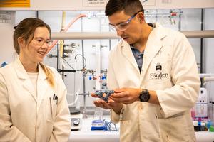 Flinders University lab