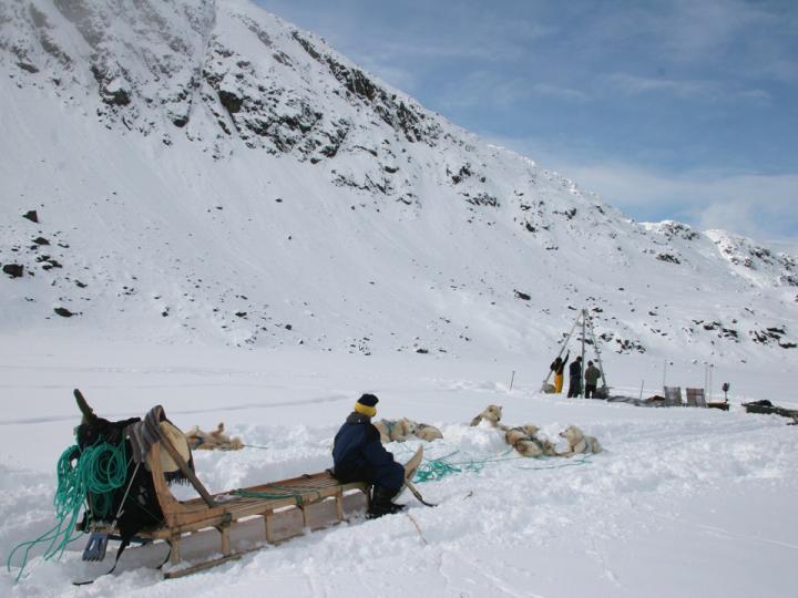 Drilling through Ice