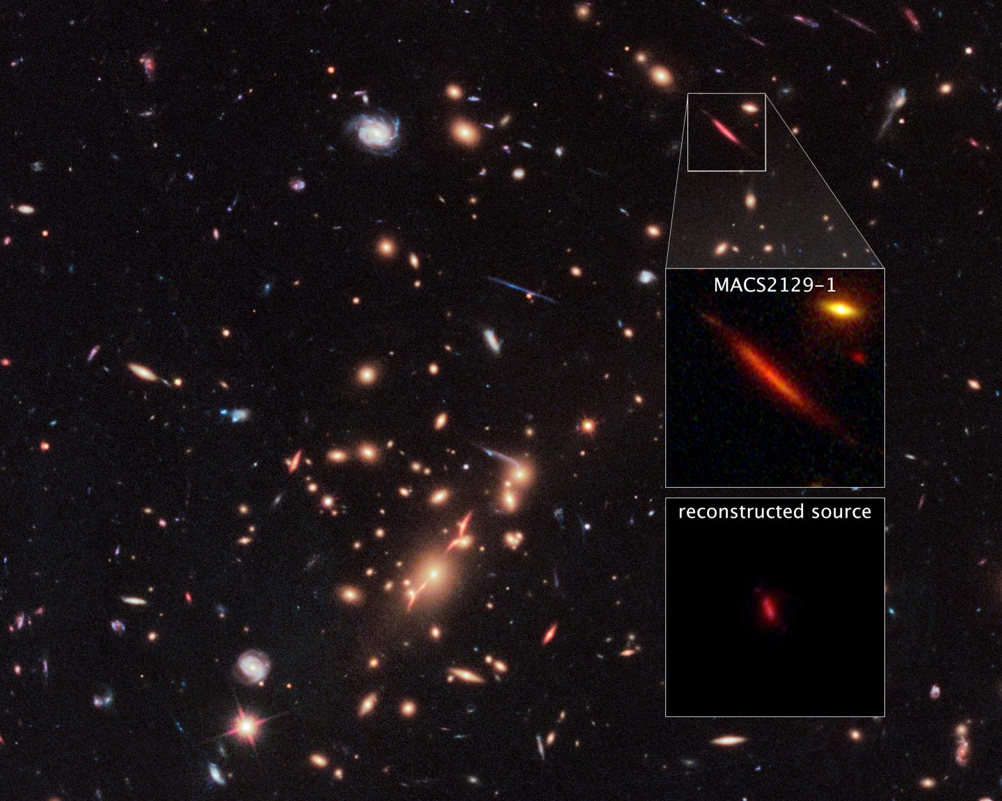 Lensing a Distant Galaxy