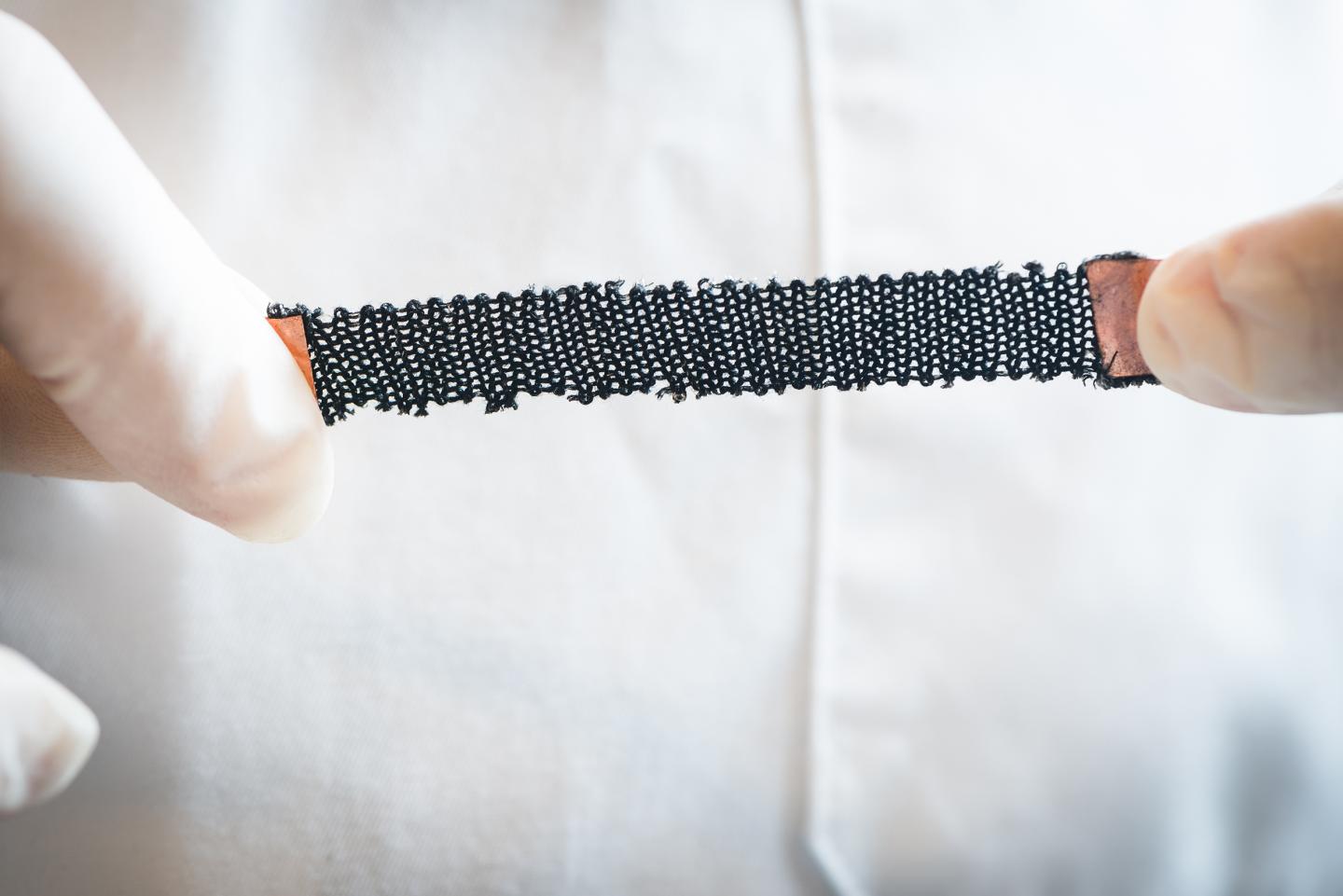 Knitting and Weaving Electrically Active Fabrics for Flexible 'Artificial Muscles' (7 of 12)