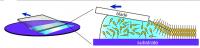 Artist's Rpresentation of the Blade Coating Solution Process to Produce Single Molecular Bilayer Thi
