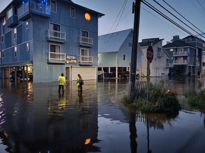 Sunny Day Flooding in Carolina Beach, N.C.