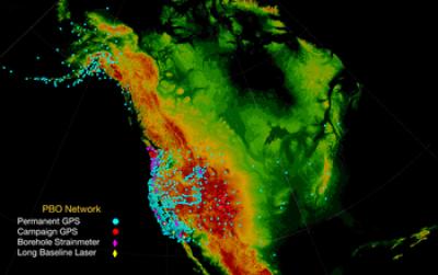 NSF EarthScope Plate Boundary Observatory GPS Network
