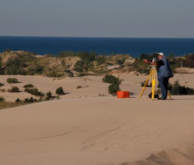 Sand Dunes at Silver Lake State Park, Mears, Mich., USA