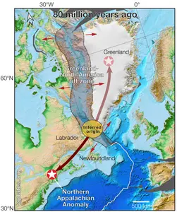Origin of the Northern Appalachian Anomaly
