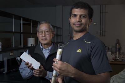 George Hirasaki and Sumedh Warudkar, Rice University