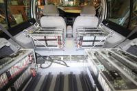 Converted Car with Battery Modules