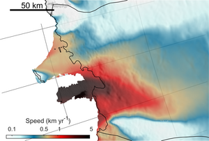 The Thwaites Glacier Ice Shelves