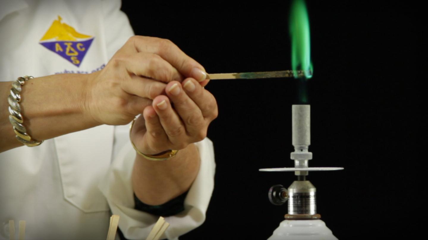 A Safer Way to Demonstrate the 'Rainbow Flame' in the Classroom