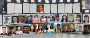 The group photo of Professor Zhigang Xiao's research team from Experimental Nuclear Physics Group (ENPG), Department of Physics, Tsinghua University.