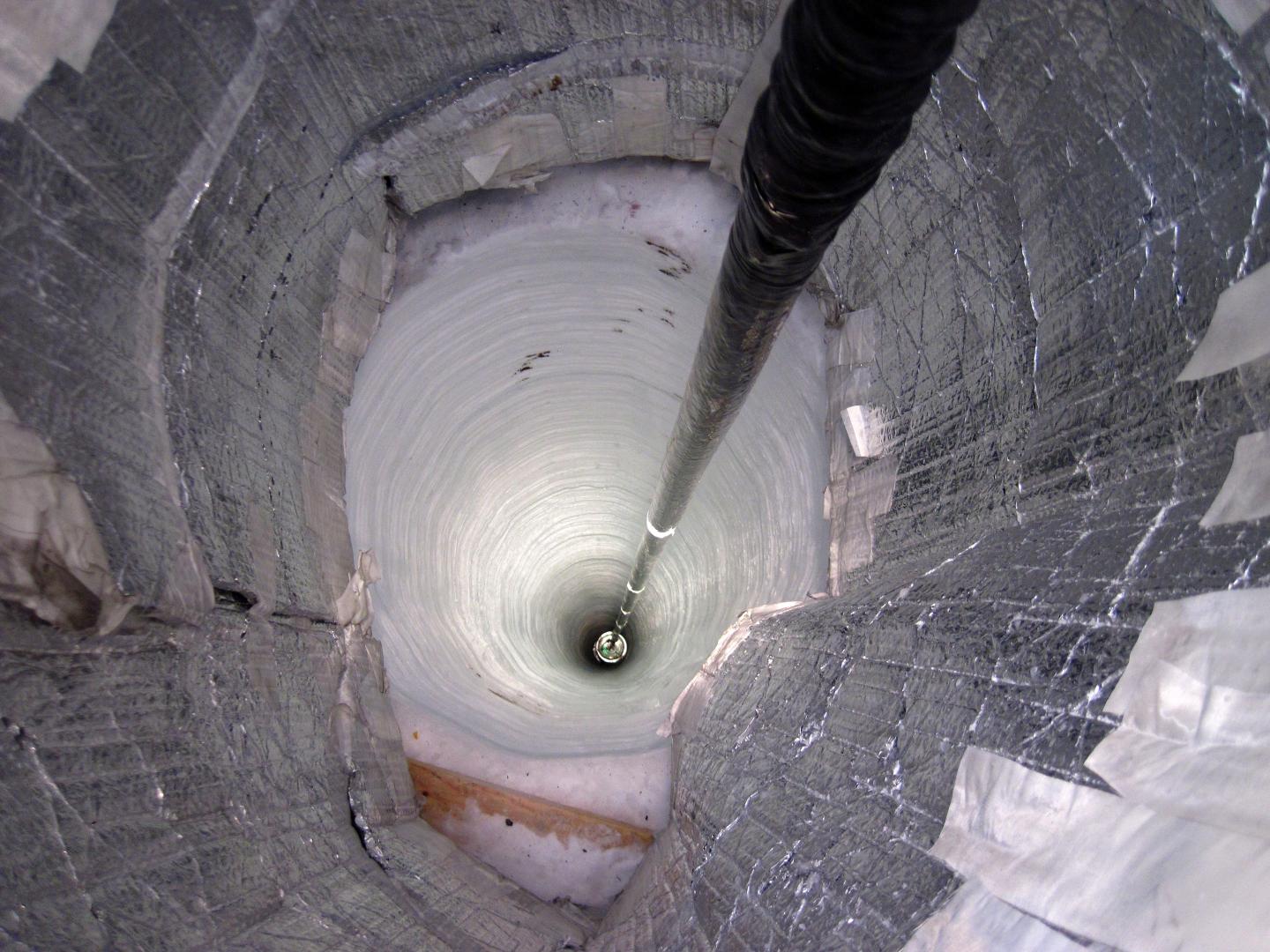 Experiment Near South Pole Reveals How Earth Blocks High-Energy Particles Produced by Nuclear Reactions