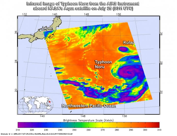 AIRS Image of Noru
