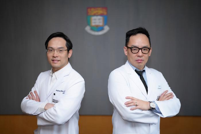 Professor Albert Chan Chi-yan (left) and Dr Chiang Chi-leung