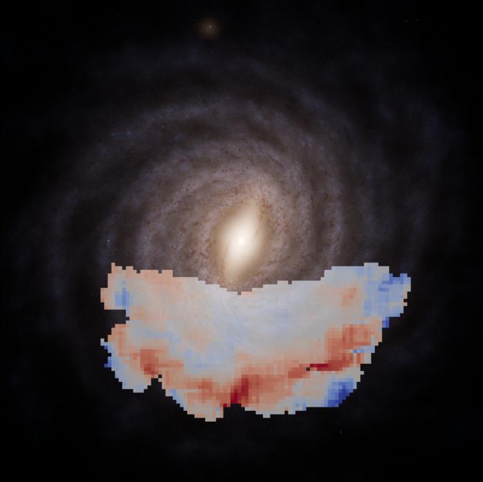Gaia discovers our galaxy’s great wave (face-on)