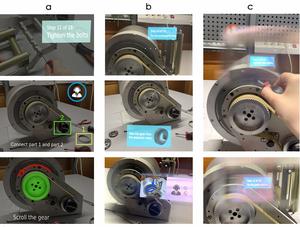 Figure | Assembly in an AR headset with different field of view (FOV).