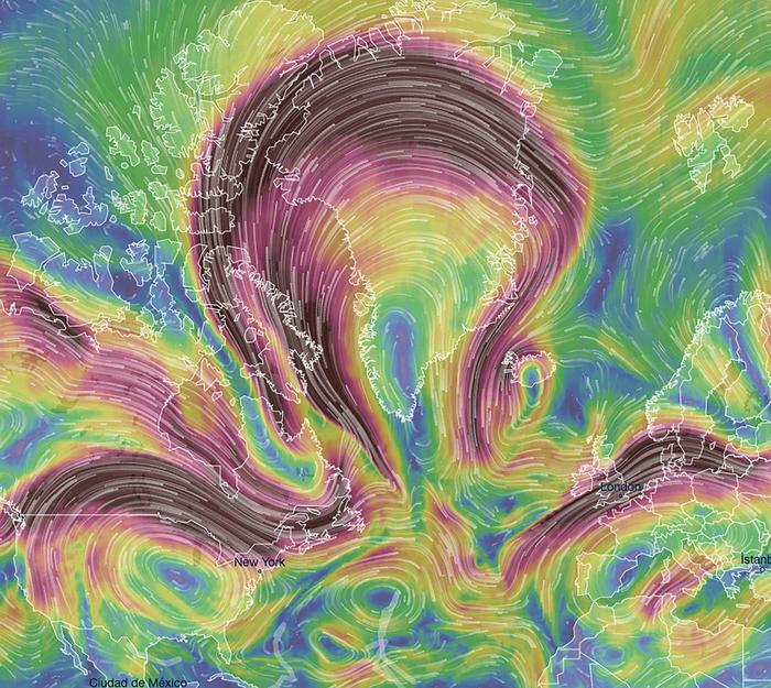 Jet stream configurations