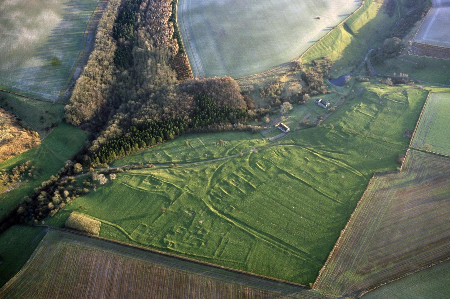 Wharram Percy Medieval Village, North Yorkshire, UK