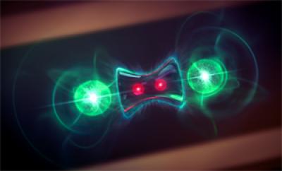 4 Ions Are Trapped on a Line