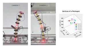 Robotic arm performing experiments