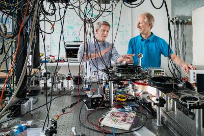 Collaborators Huber and Jirauschek