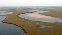 Aerial Photo of the Lena Delta, Siberia