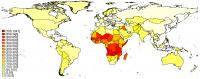 World Map with Key