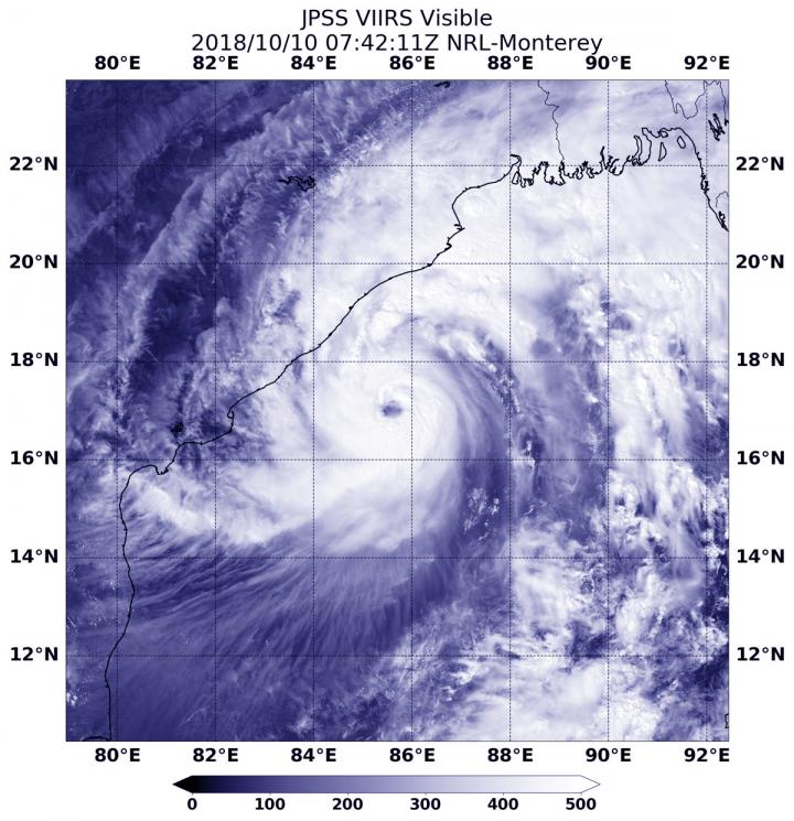 Suomi NPP Image of Titli
