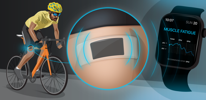 Fitness sensor warns when you're at your limits