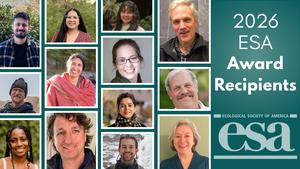 2026 Ecological Society of America award recipients
