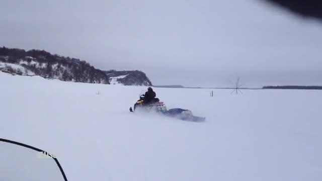 Drilling to Take Samples for a Yukon River Permafrost Study