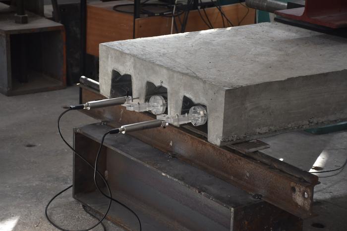 Steel and recycled concrete slabs
