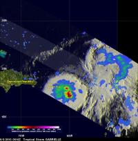 TRMM Sees Rainfall in Gabrielle