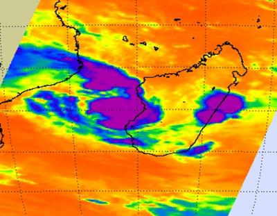 Infrared Image of Fami's Icy Clouds