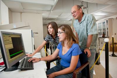 Julie Reisz, Bruce King and Erika Klorig, Wake Forest University