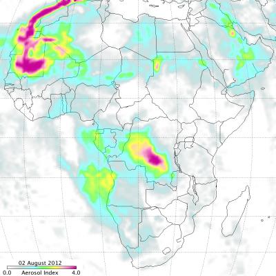 Suomi NPP Captures Smoke Plume Images from African Fires