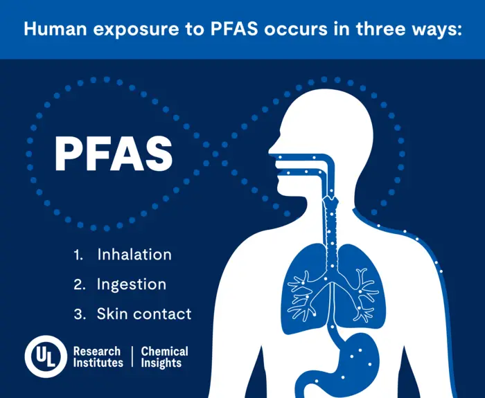 Human Exposure to PFAS Occurs in Three Ways