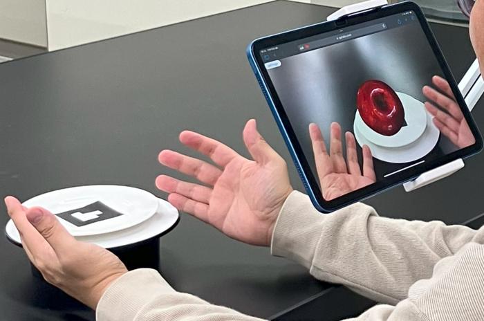 AR portion size application