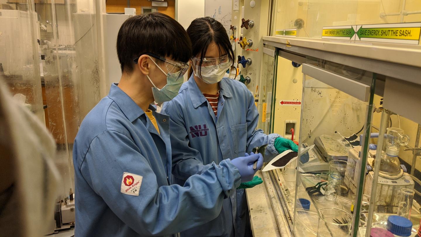 Lab Workers Developing Mask
