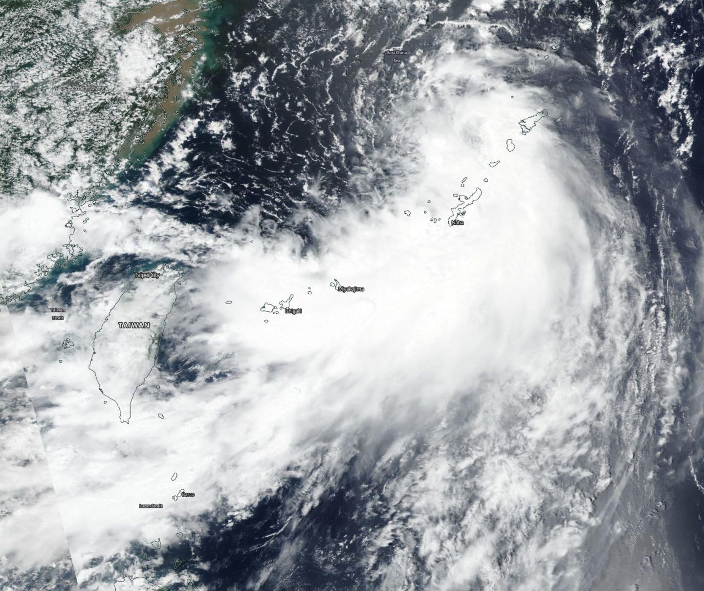 Suomi NPP Image of Rumbia